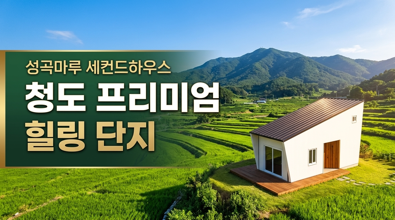성곡마루 세컨드하우스 청도 프리미엄 힐링 단지